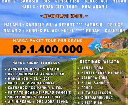 3D2N Paket Wisata Danau Toba Hemat