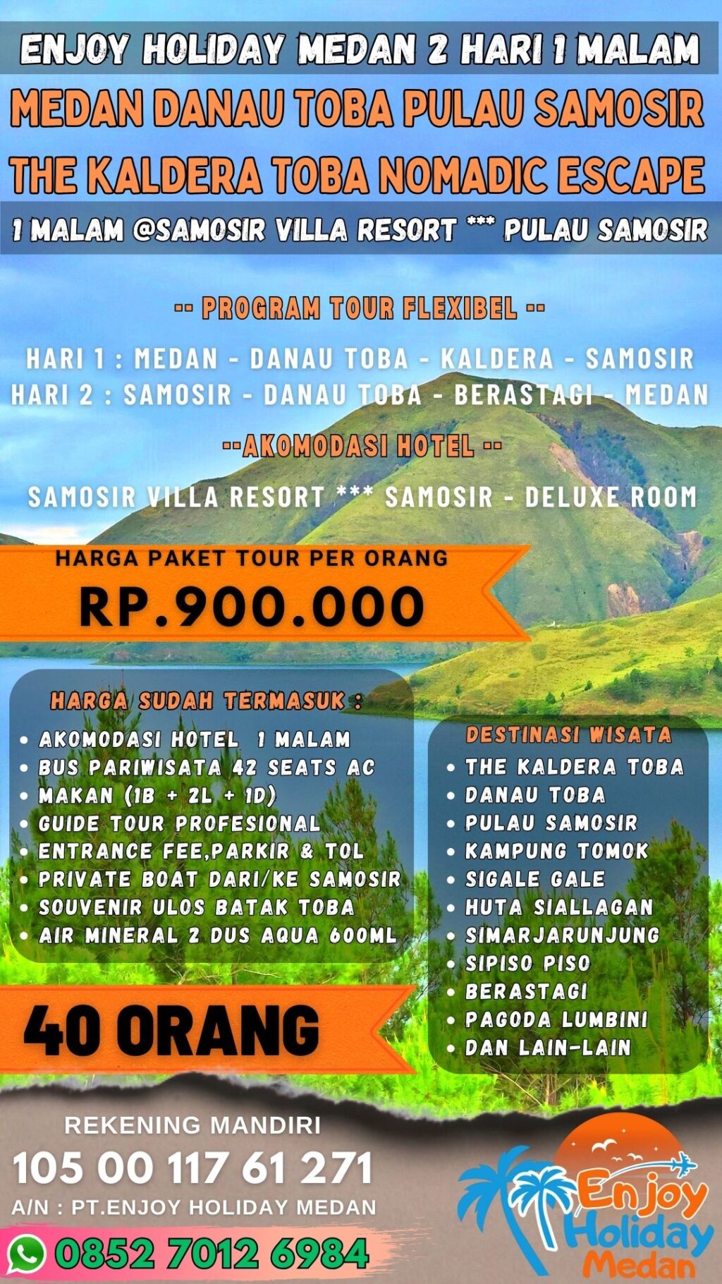 Desa Wisata Tomok Samosir Sigale Gale Makam Raja Sidabutar Tour Danau