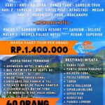 Paket Tour Medan 3 Hari 2 Malam